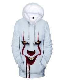 Pennywise Halloween Party Hoodies 3d for Kid Men Pop Harajuku Halloween Costume Idea Sweatshirt Cotton Plus Streetwear Drop Ship M5337795