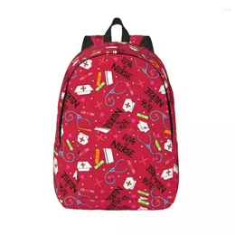 Storage Bags Love A Red Backpack Elementary High College School Student Book Teens Daypack Travel