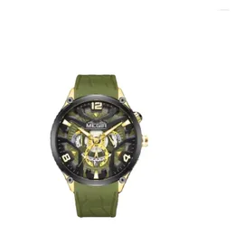 Wristwatches Wormhole Concept Watch Male Genuine Large Dial Tritium Gas Mechanical Xenon Student