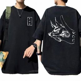 japanese Anime Carto K Shirt Men Running Sports Loose Oversized T-shirt Short Sleeve Cott Summer Men's Top Men's T Shirt h7iA#