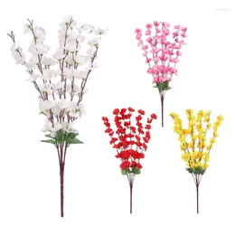 Decorative Flowers Fake For Home Decoration Realistic Floral Table Centrepieces Sturdy And Colourful Spring Artificial