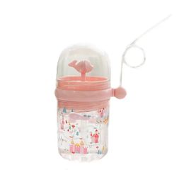 Whale Spray Bottle Portable Water Cup Kids Summer Suction Children Bottler with Scale Shoulder Strap 240322