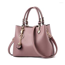 Shoulder Bags Elegant And Versatile One-shoulder Messenger Bag Women's2024Spring Summer Fashion PU Simple Large-capacity Handbag Women