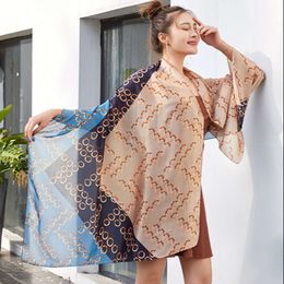 Hot Sale 180*70cm Shawl Silk Floral Custom Print Woman Chiffon Fancy Hijab Beach Scarf