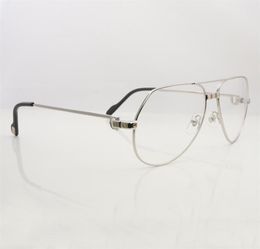 Clear Eye Glasses Frames For Men Transparent Rimless Metal Designer Prescription Glasses Espejuelos Mujer9848611