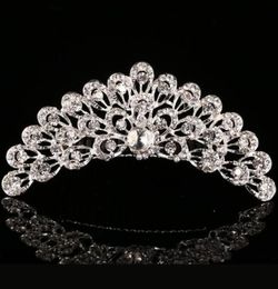 Rhinestone Wedding Party Bridal Hair Crown Women Prom Party Crystal Crowns Tiaras Hair Combs Hairclips Hair Accessories Jewellery 161211379