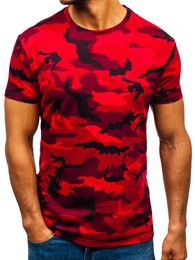 New Summer Fashion camouflage t-shirt men Casual O-neck Cotton streetwear t shirt Men Gym Short Sleeve Tshirt tops G008 CY200515 004