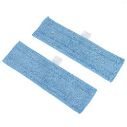 Spoons 2 Pcs Washable Reusable Microfibre Mop Cloths For Polti Moppy Steam Engine Household Cleaning Accessories