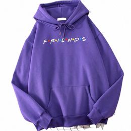 sitcom Movie Friends Printed Mens Hoody Korean Fleece Sweatshirt Simple Crewneck Hooded Street Oversize Autumn Men's Clothes 12sq#