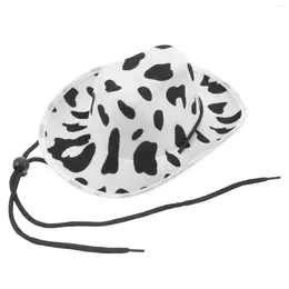 Dog Apparel Pet Sun Hat Adjustable Cow-printing Cat Summer Puppy