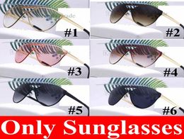 NEW Vintage Round Sunglasses Metal Frame Glasses 1993 Lens cat eye band Eyeglasses 6 Colours 5PCS Black Pink Lens Fast Ship6323093