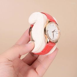 Jewellery Pouches Multi Functional Cushion For Presentation Deer Skin Watch Pillow Soft Display Stand Wristwatch Ornament Drop