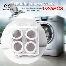 Laundry Bags 1/3/5PCS Washing Machine Shoes Bag Travel Shoe Storage Portable Mesh Anti-deformation Protective Clothes