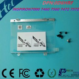 Cases NEW ORG Laptop 2.5inch HDD/SSD Caddy bracket for DELL INSPIRON7000 7460 7472 7560 7572 Series Free screws 0D6HRF