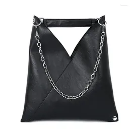 Shoulder Bags Women Large Capacity Black Bag With Chain Female Top Handle Leather Luxury Handbags For Sac A Main