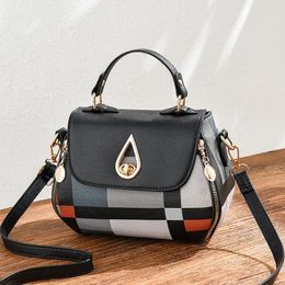 Bag 2024 Design Handbags High Quality Ladies Shoulder Women PU Leather Zip Lock Small Chains Flap Bags