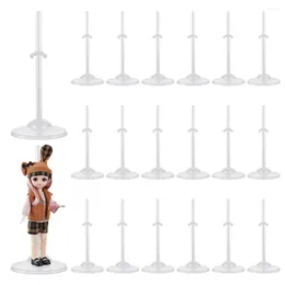 Hooks 20Pcs Doll Stands Holder Display Stand Action Figure Rack Support With Adjustable Waist Clip For 11" To 13" Dolls