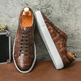 Casual Shoes Men Tassel Board Plaid Simple Versatile Leather Sizes 38-46 Style