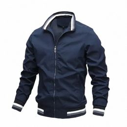 2024 New Spring Bomber Jacket Men's Tide Bump Colour Coat Casual Group Waterproof Sunscreen Casual Sports Jacket M-4XL Z0Kw#