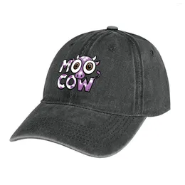 Berets Moo Cow Cowboy Hat Hood Beach Bag Streetwear Sports Cap Men's Luxury Women's