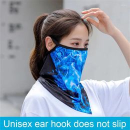 Bandanas Fabric Polyester Fiber Ear Hanging Headband It Is Not Easy To Fade Cycling Supplies Size Approximately 43 25cm Neck Protection
