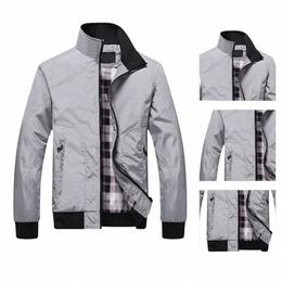 great Spring Jacket Skin-friendly Solid Colour Pockets Wear Resistant Spring Coat Men Coat Breathable h3Yk#