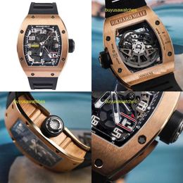 Moissanite Pilot Wristwatch RM Wrist Watch Series RM029 Hollow Date Display Fashion Single Table