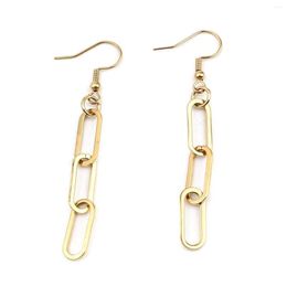 Dangle Chandelier Earrings Exquisite Link Chain Stainless Steel Long Pendant Creative Women Party Gifts Jewelry 2022 1 Pair Drop Deliv Otrja