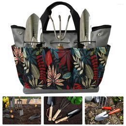 Storage Bags Handle Tool Bag Oxford Fabric W/ Multi Pocket&Handle Garden Hand Tote Organiser Large Capacity Multifunction For Women/Men