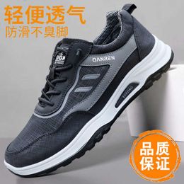 for men spring single middle-aged and elderly walking breathable and lightweight sports