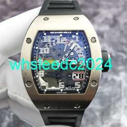 Men's Wristwatch Richardmills Luxury Watches Rm029 Mens Watch Hollow Dial 18k Platinum Calendar 40x48mm Automatic Mechanical Watch HBBS