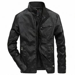 good Quality Brand Motorcycle Leather Jackets Men 2023 Warm Patchwork Military Jacket Baseball Collar Pilot Leather Jacket Coats Y9tP#