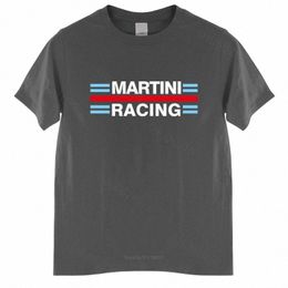 cott Tshirt Men Crew Neck Tops Williams Martini Racing New Men's Shirt Short Sleeves Summer Bigger Size Homme Black T-shirt G64l#