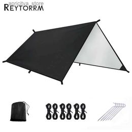 Tents and Shelters Outdoor ceiling waterproof oilcloth lightweight waterproof oilcloth with rope shading outdoor rain canopy picnic24327