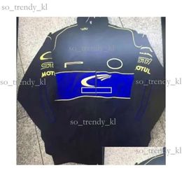 Motorcycle Apparel F1 Forma One Racing Jacket Autumn and Winter Fl Embroidered Logo Cotton Clothing Spot Sales Drop Delivery Mobiles Dhmdc 461