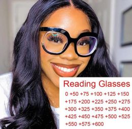 Black Square Oversized Transparent Reading Glasses Women Computer Protection Blue Philtre Vintage Large Hyperopia Eyewear Sunglasse6024008