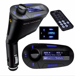 New Car MP3 Player bluetooth kit FM Transmitter Modulator USB MMC LCD with remote selling8392600