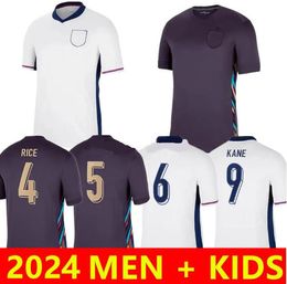 24/25 Maglie da calcio in Inghilterra 2024 2025 KIDS KIT KANE GREALISH MEAD FODEN Sterling Inghilterra Rashford Sancho Saka Boys National Football Shirts Uniforms