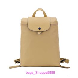 Source High French Brand 70th Commemorative Double Shoulder Nylon Bag Waterproof Folding Casual Lightweight Backpack