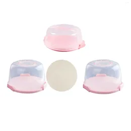 Storage Bottles Cake Carrier With Folding Handle Multifunctional Muffin Tart Cookie Dessert