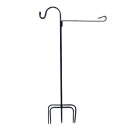 Hardware Garden Flag Holder Stand Garden Flagpole 38in Flag Holders For Outside With 5 Prong Bases Shepherds Hooks Wihtout Lights Or