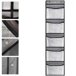 Storage Bags Cabinet 5 Compartment Hanging Bag Hangers For Closet Organiser Ornament Home Containers Large Door Rack