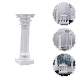 Candle Holders Roman Column Sculpture Candlestick Vintage Home Decor Resin Party Supplies Decors Candleholders For Decorative
