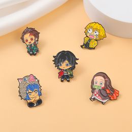 japanese comic anime characters enamel pin Cute Anime Movies Games Hard Enamel Pins Collect Metal Cartoon Brooch Backpack Hat Bag Collar Lapel Badges