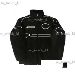 Motorcycle Apparel F1 Forma One Racing Jacket Autumn and Winter Fl Embroidered Logo Cotton Clothing Spot Sales Drop Delivery Mobiles Dhmdc 417