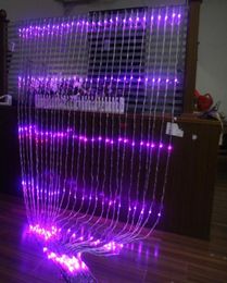 Up and down waterfall lights Wedding background light curtain LED Fairy Christmas lamp festival lamp 6M3M led running waterfall l9655379