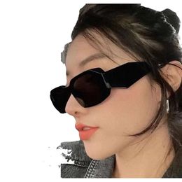 직사각형 Symbole Sunglasses PR 17WSF 10ZS 여성 태양 안경을위한 디자이너 남자 여자 핑크 블랙 대리석 노란색 안경 MC O4R6#