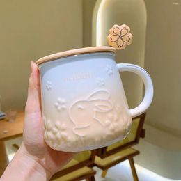 Cups Saucers Mugs Coffee Hand Pinched Irregular Flower Milk Tea Cup Ins Korean Style Oatmeal Breakfast Mug Drinkware Kitchen