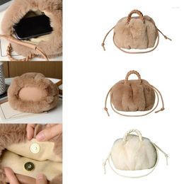 Cosmetic Bags Trendy Furry Crossbody Bag For Everyday Items Shoulder Women Girls Handbag