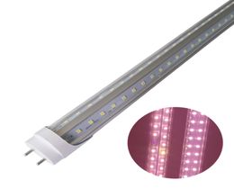 Grow Lights DualEnd Powered Flourescent Tube Replacement BiPin G13 Base LED Plant GrowLight 4Ft for Greenhouse Plant Grow Shelf 1755499